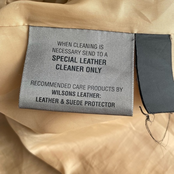 Vintage Y2K Wilson Leather Women's XL Tan‎ Leather Jacket Blazer Western Maxima - Picture 14 of 14